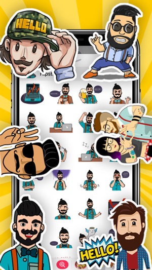 Hipster Sticker •(圖1)-速報App