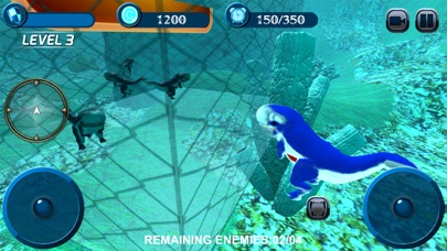 Hungry Blue Whale Simulator screenshot 3