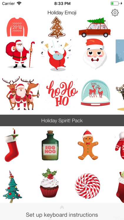 Holiday Emoji Stickers