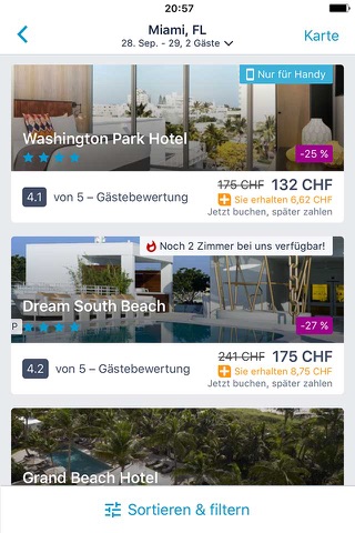 ebookers Hotels & Flights screenshot 2