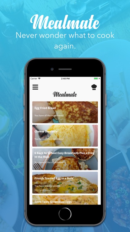 Mealmate - Your Pantry Pal