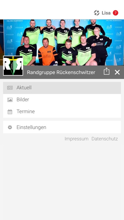 Randgruppe Rückenschwitzer