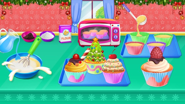 Christmas Cup Cake Maker(圖4)-速報App