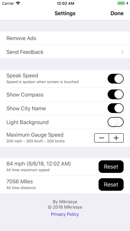 Speedometer Simple screenshot-3
