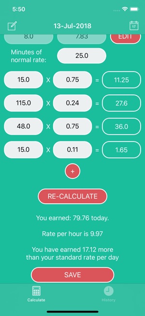 PiecePay: Piecework Calculator(圖7)-速報App