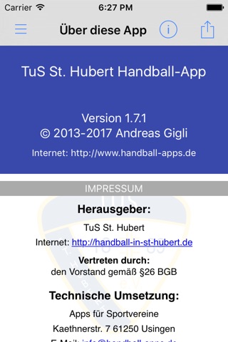 TuS St. Hubert Handball screenshot 4