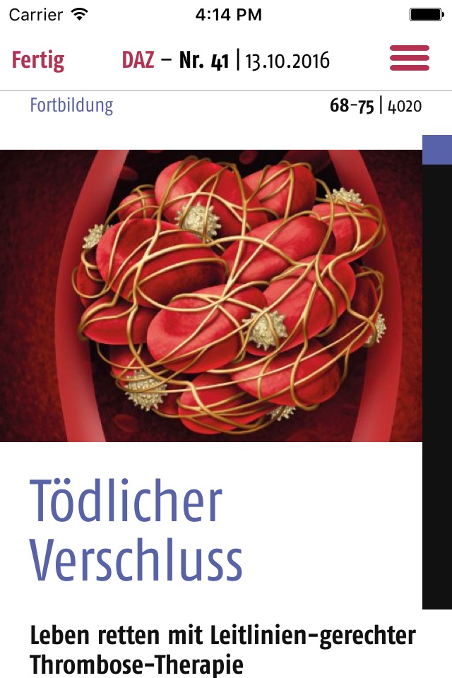 DAZ Deutsche Apotheker Zeitung screenshot 2