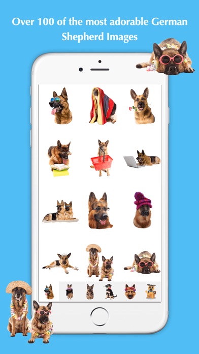 German Shepherd GSD Fun Emoji screenshot 4