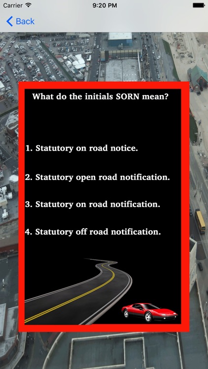 Theory Test For Learner Car Drivers & Road Signs screenshot-0