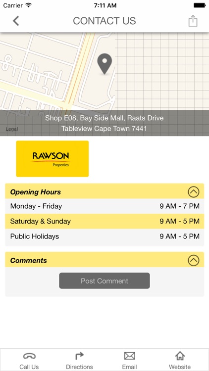 Rawson Properties Tableview