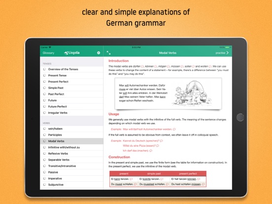 Lingolia German Grammar screenshot 2