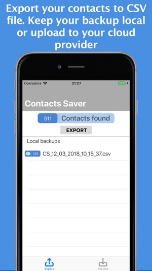 Contacts Saver(圖2)-速報App