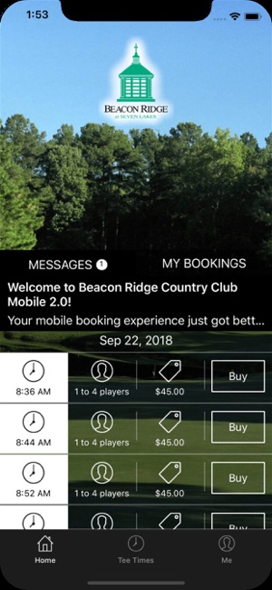 Beacon Ridge Golf Tee Times