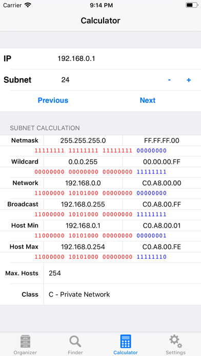 Subnet Calc Pro Screenshot 2