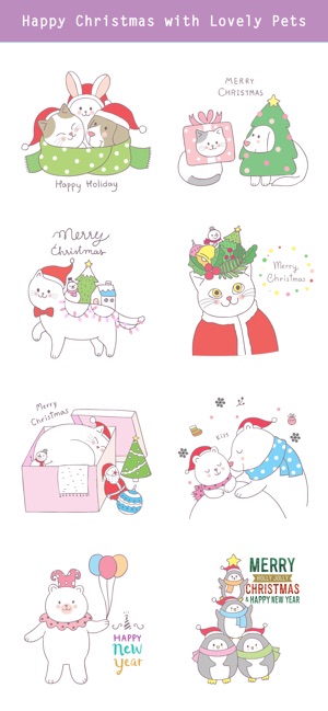 Cute Hand Drawn Christmas Pack(圖4)-速報App