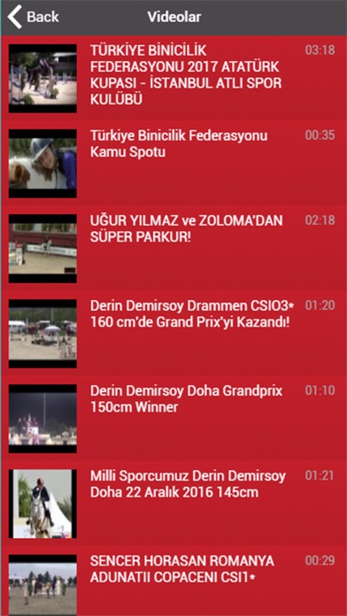 Türkiye Binicilik Federasyonu screenshot 2