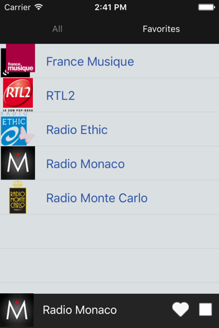 Monaco Radio screenshot 3