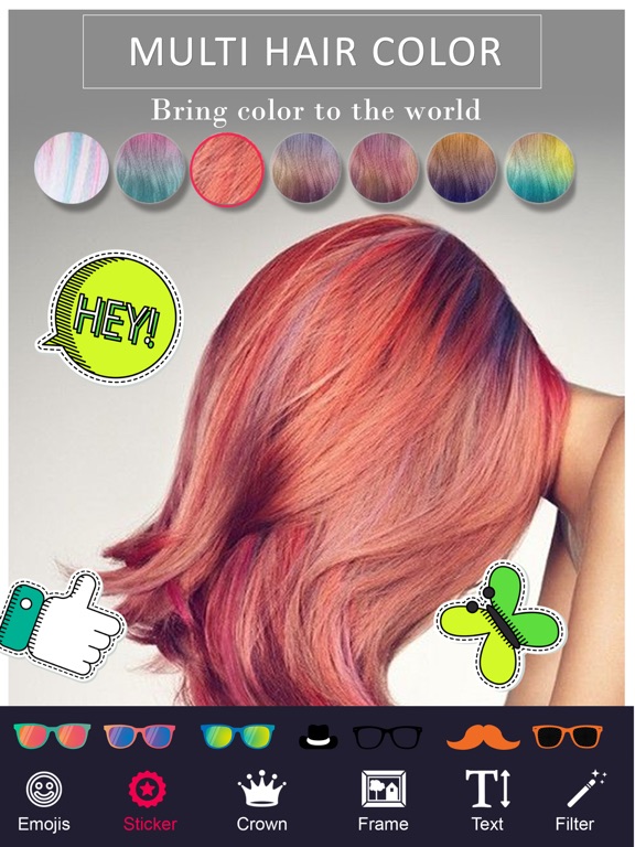 Multi Hair Color Changer App App Price Drops Coloring Wallpapers Download Free Images Wallpaper [coloring654.blogspot.com]