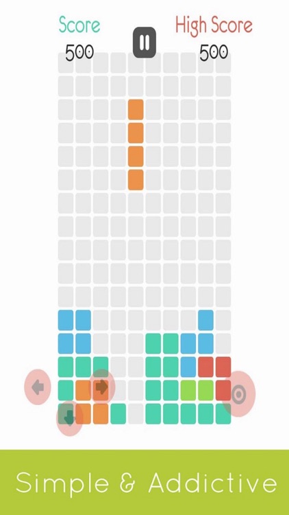 Drop Color Brick Game