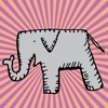 Happy Elephant Stickers