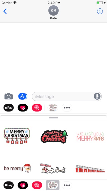 Merry Christmas Stickers