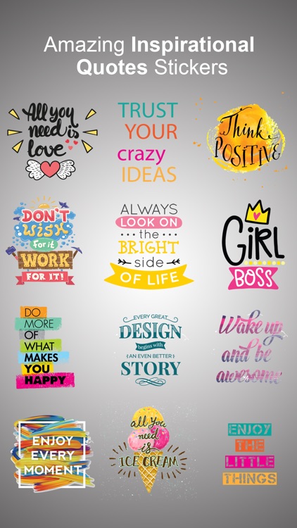 Inspirational Success Stickers