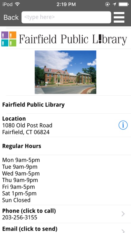 Fairfield Public Library screenshot-4