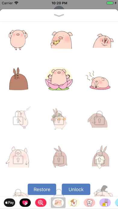 Piggy Funny Animated Sticker screenshot 2