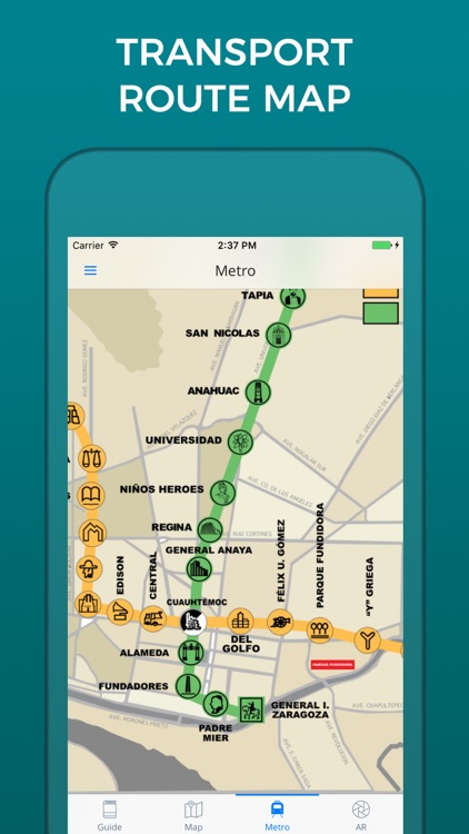 Monterrey Travel Guide with Offline Street Map screenshot-4