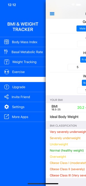 BMI - BMR計算器和重量跟踪器(圖3)-速報App