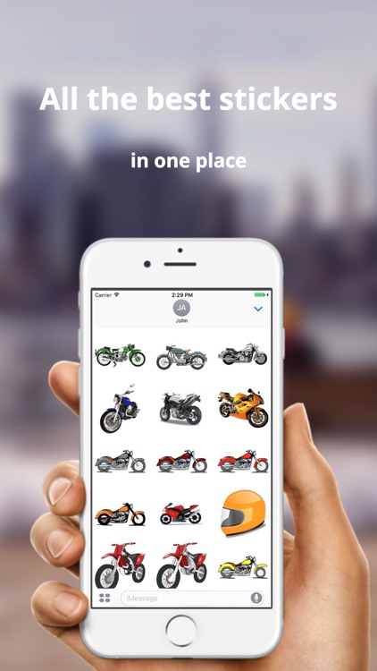 Motorcycle Stickers: Buckle Up