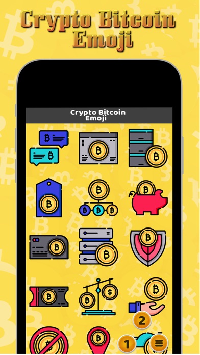 Crypto Bitcoin Emoji screenshot 3