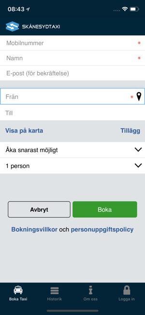 SkåneSydTaxi(圖2)-速報App