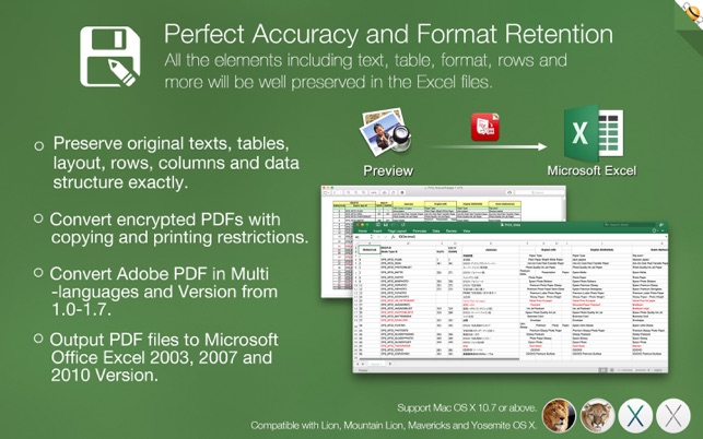 PDF to Excel OCR Converter Pro(圖4)-速報App