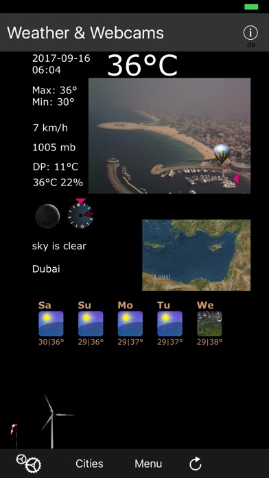 Weather & Webcams screenshot 1