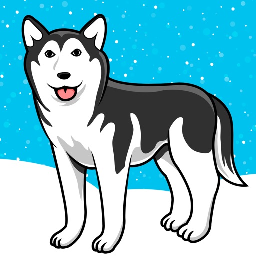 Siberian Husky Sticker Pack icon