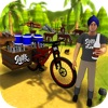 Farm Milk Delivery Bicycle 3D