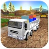 Real Truck Driver Cargo 3D