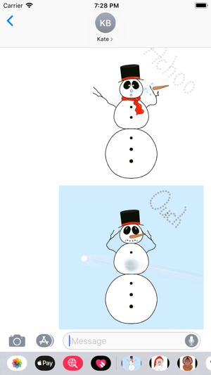 Snowman Tale stickers(圖2)-速報App