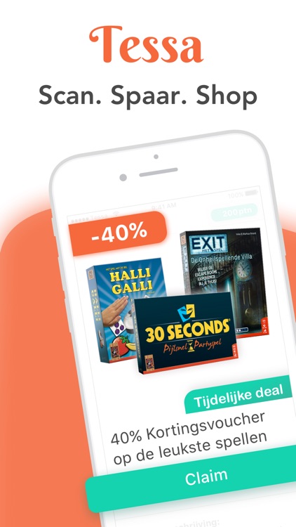 Tessa - Sparen voor Deals
