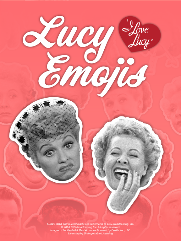I LOVE LUCY emoji expressions | Apps | 148Apps