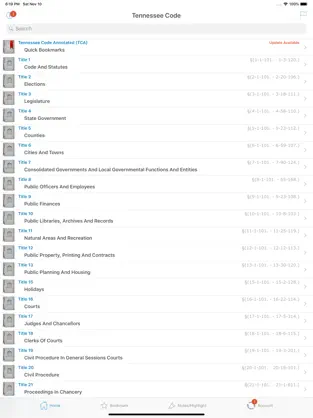 Screenshot 1 TCA, TN Code (Tennessee Law) iphone