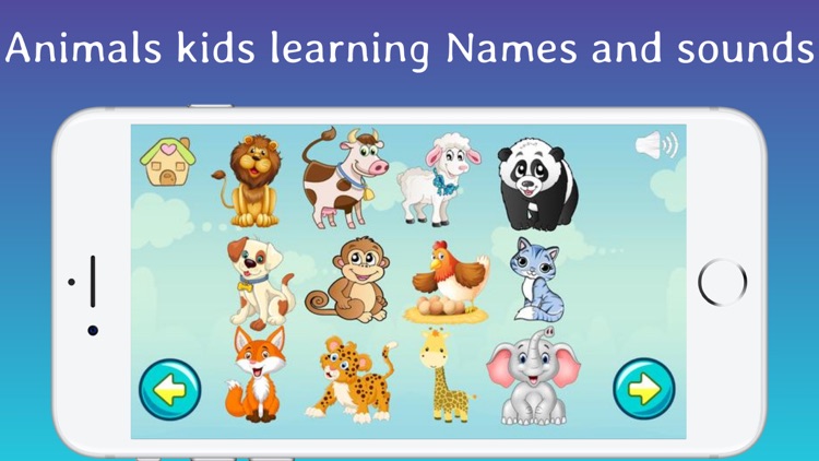 Best Animals kids learning