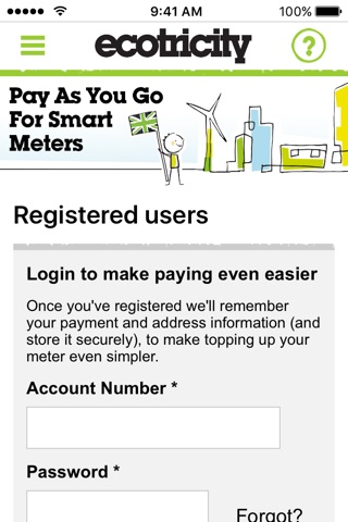 Ecotricity Smart PAYG screenshot 2