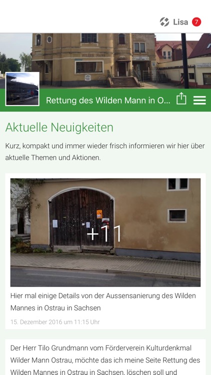 Rettung des Wilden Mann