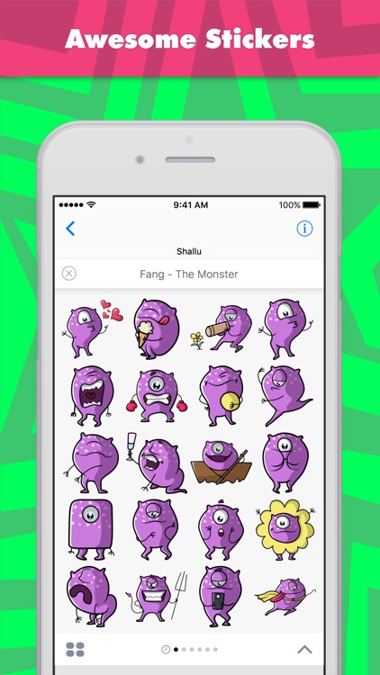 Fang - The Monster stickers