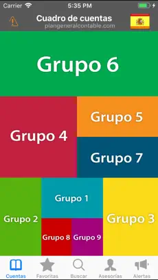 Imágen 1 Cuadro de cuentas - PGC iphone