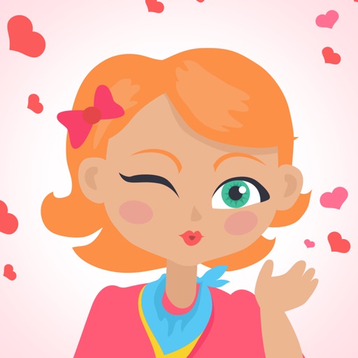 Girls Daily Activity Stickers iOS App