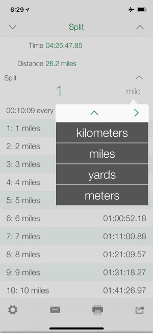 Split - calculate race splits(圖4)-速報App