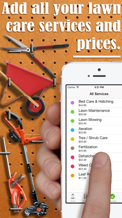 Lanscape Manager - Organize crew and appointments